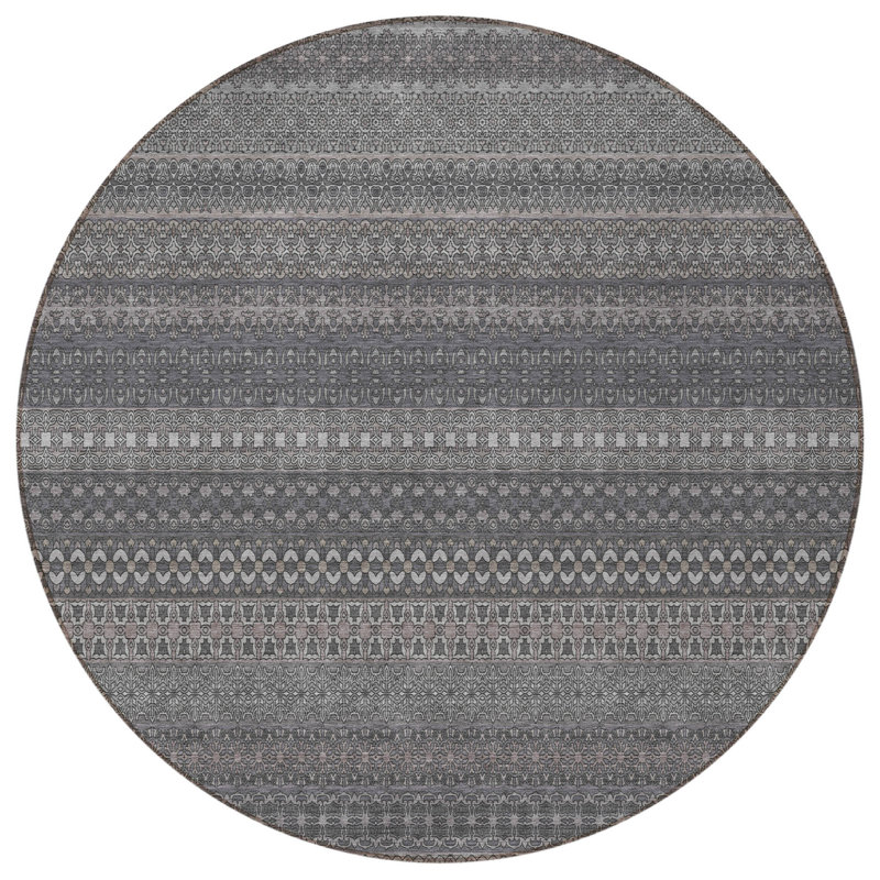 Tapis d'intérieur rond 8 po