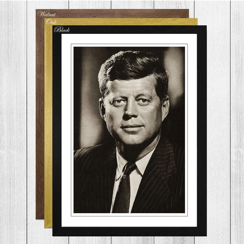 Single Picture Frame Print, Black