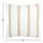 Bren Square Cotton Pillow Cover & Insert