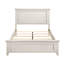Grand lit à panneau de style grand lit en blanc classique pour chambre à coucher avec mobilier Flair and Rails-2101443294