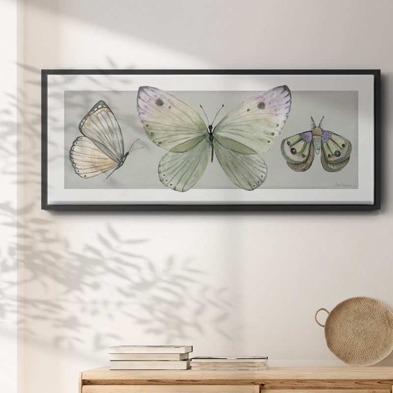 Jolis insectes II - toile encadrée, H 20 po x l 50 po