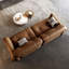 Coussin de canapé modulaire en cuir véritable Coffee-140817794-140817795