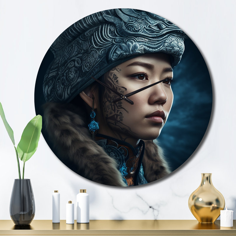 Horloge murale asiatique asiatique, Grand