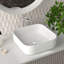 Latitude Run Alterma 390mm L x 390mm W White Ceramic Square Sink