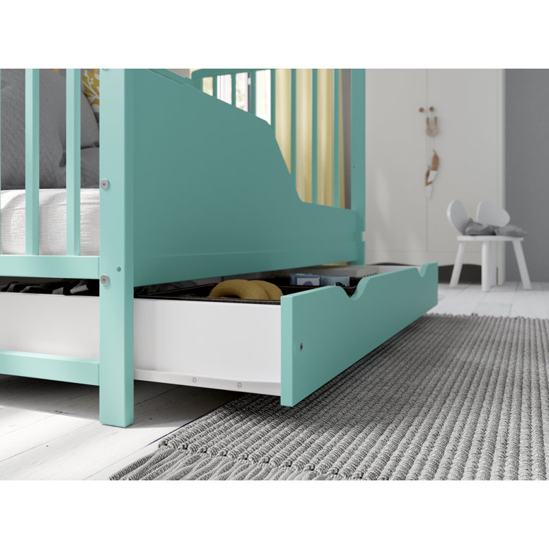 Amburgey Cot Bed, Matte Mint