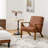 Faux Leather Armchair Dining Chair