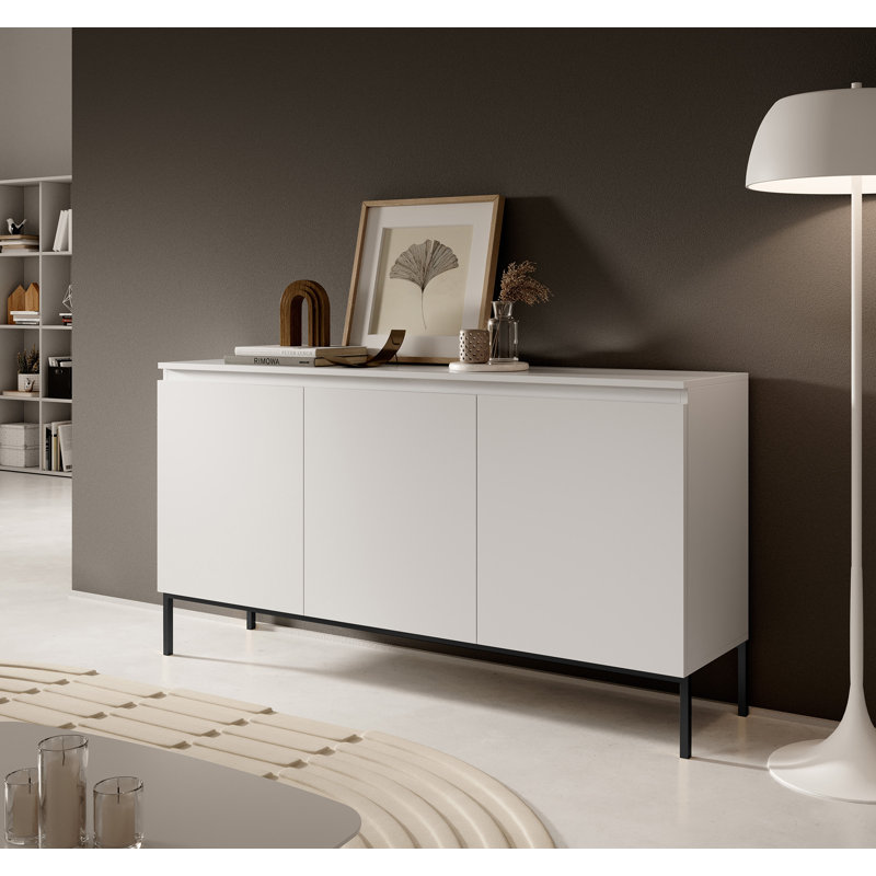 Nerely 150cm Sideboard, White