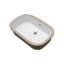 Lavabo de salle de bain encastré en céramique 22 po x 15,25 po avec trop-plein blanc
