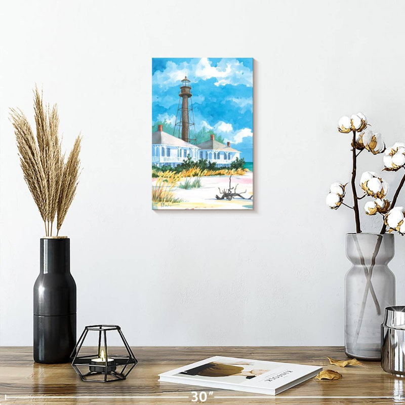 Aletra Sanibel Lighthouse, 12" H x 8" W