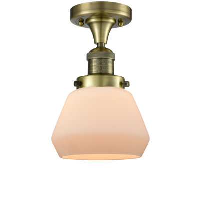 Chill Glass Semi Flush Mount