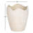 Melanie Abstract Textured Terracotta Vase, Ivory-2074058583