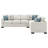 Radison Greige Upholstered Sectional Sofa
