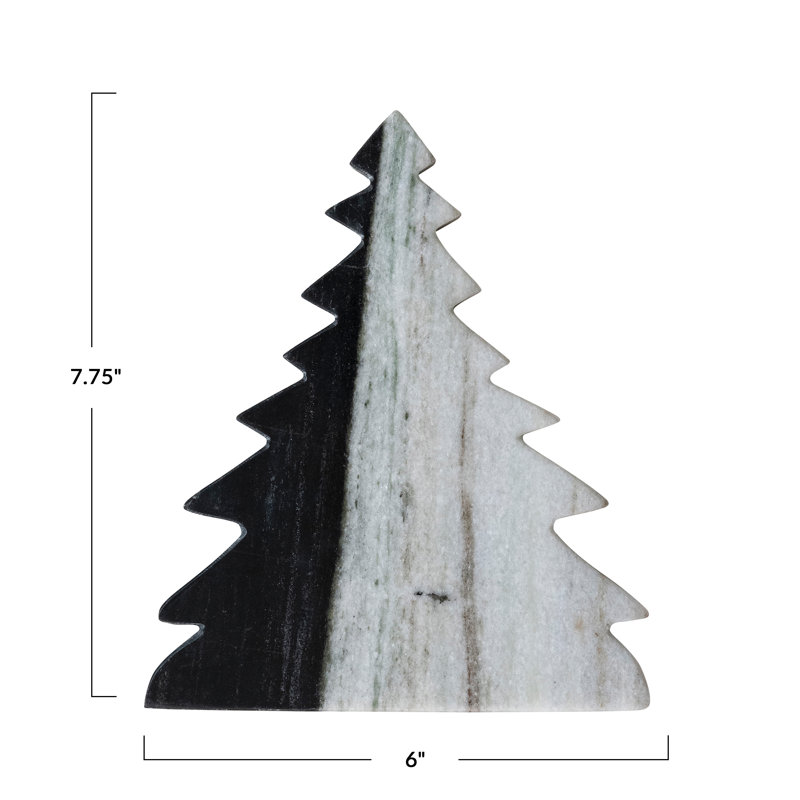 Melange Marble Tree Trivet
