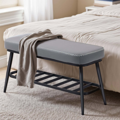 4 Pair Shoe Storage Bench