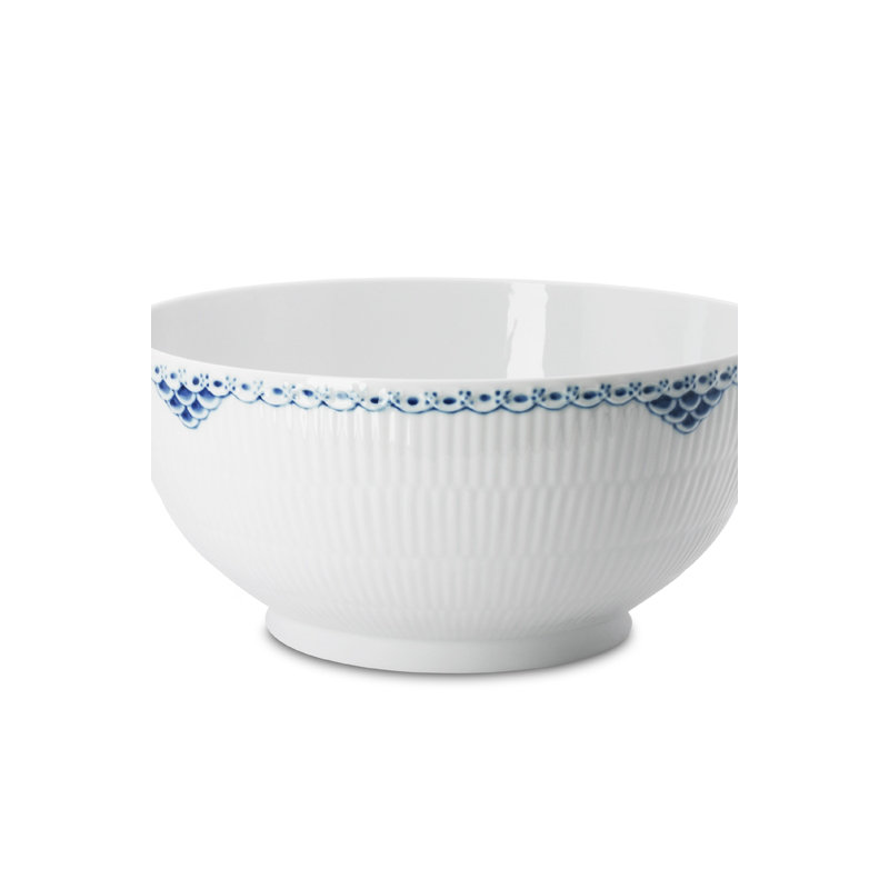 Royal Copenhagen Princess Serving Bowl, 4.52" H x 9.45" W x 9.45" D