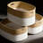  Square Cotton Rope Woven Storage Basket 3-pack - Collapsible Toy & Household Clutter Organizer Bins