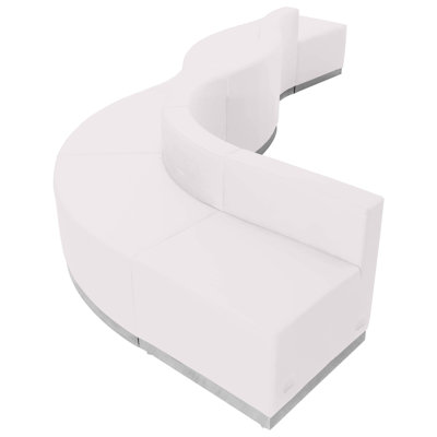 Hercules Alon 6 PC LeatherSoft Modular Reception Configuration w/Taut Back &Seat