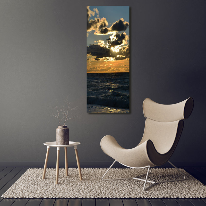 Sunset Sea - Wrapped Canvas Print