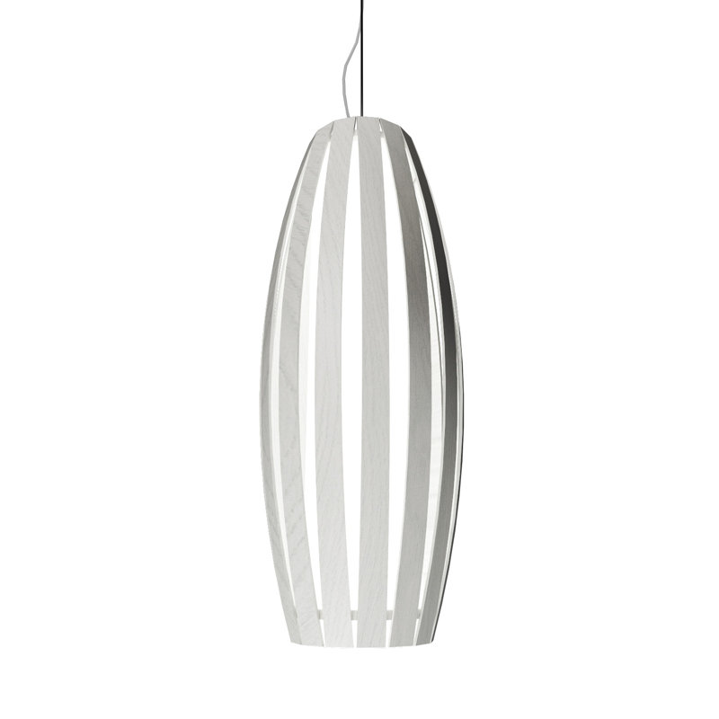 1 - Light Pendant, 27.95" H x 9.65" W x 9.65" D, Sand