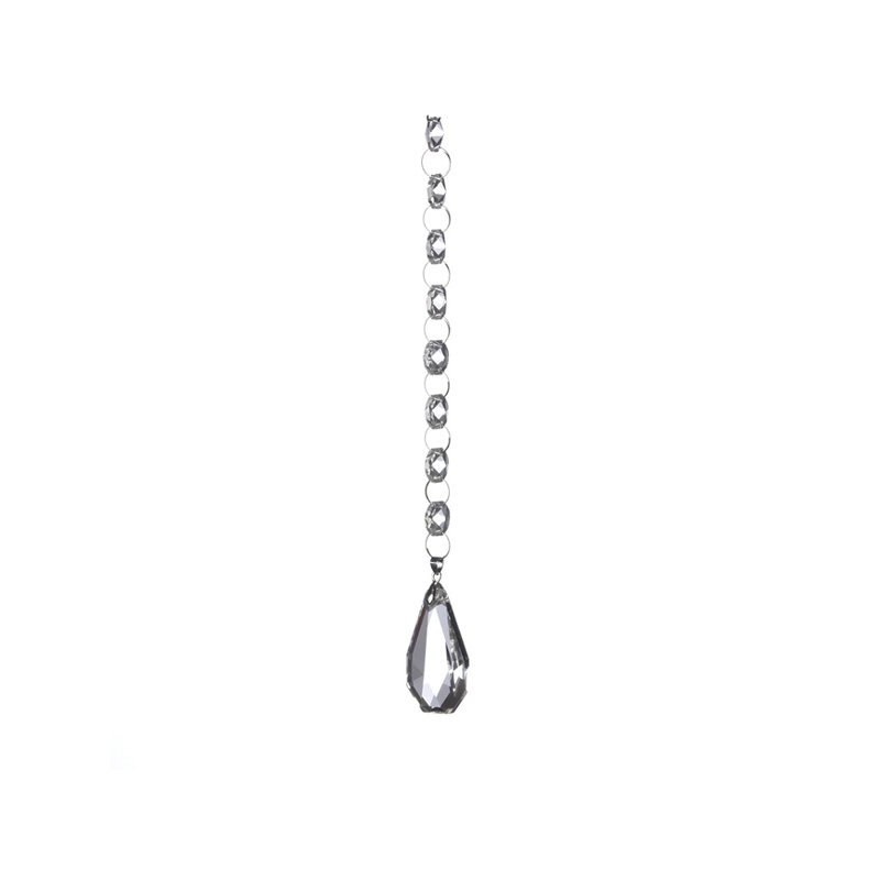 Accessoire d’ornement en verre suspendu, H 9 po x l 1 po x P 1 po