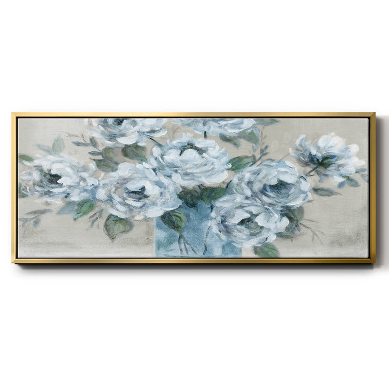 Tender Roses- Framed Canvas