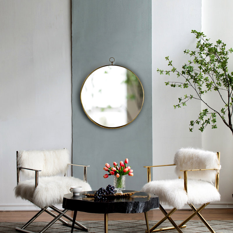Round Mirror,Circle Mirror, 34" x 30"