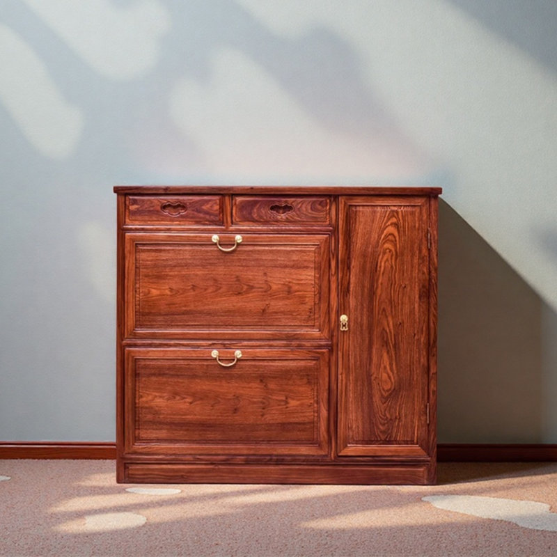 High quality solid wood storage shoe cabinet