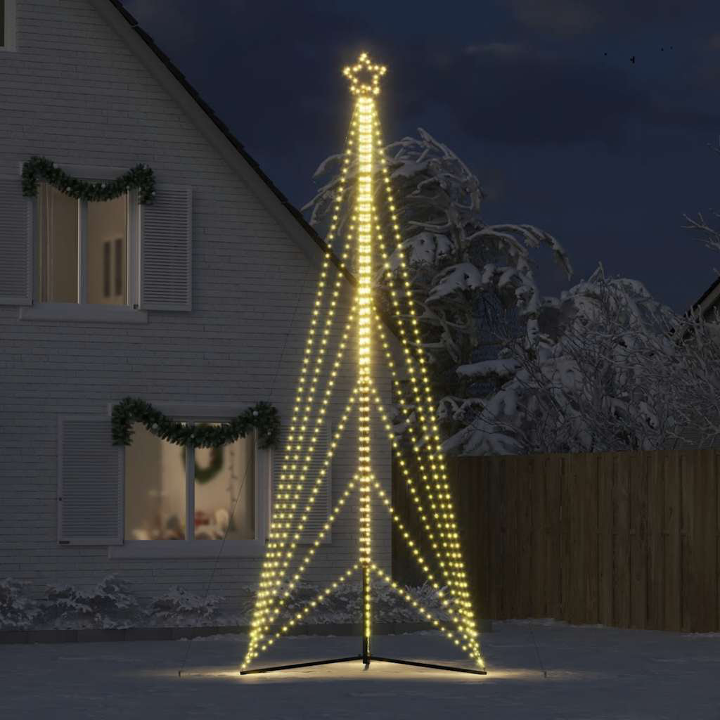 Künstlicher Weihnachtsbaum mit LED-Leuchten Shyloe