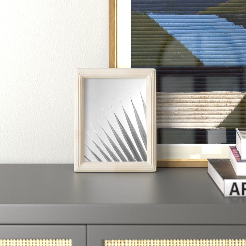 Zuriah Bone Matte Picture Frame, White, 5" x 7"
