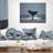 Large Humpback Whale Tail - Animal Printed Throw Pillow
