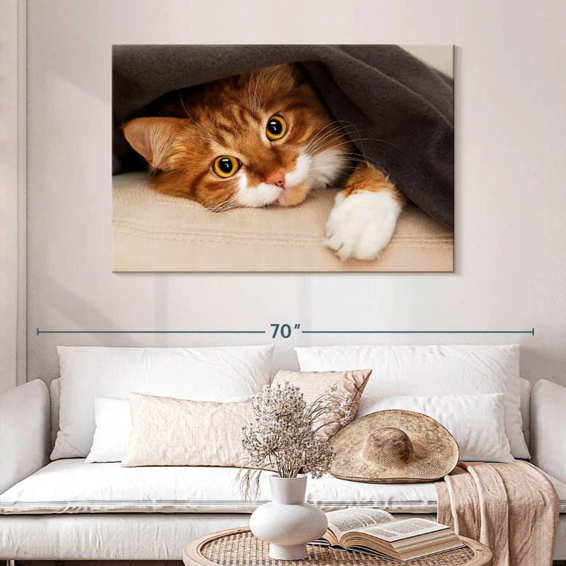 Crowle Cozy Cat, 32" H x 48" W