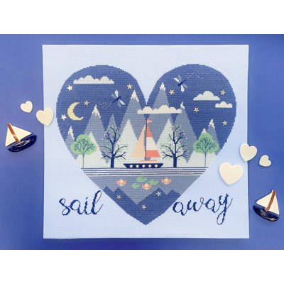Sail Away Counted Cross Stitch Kit by Bothy Threads XHY8
