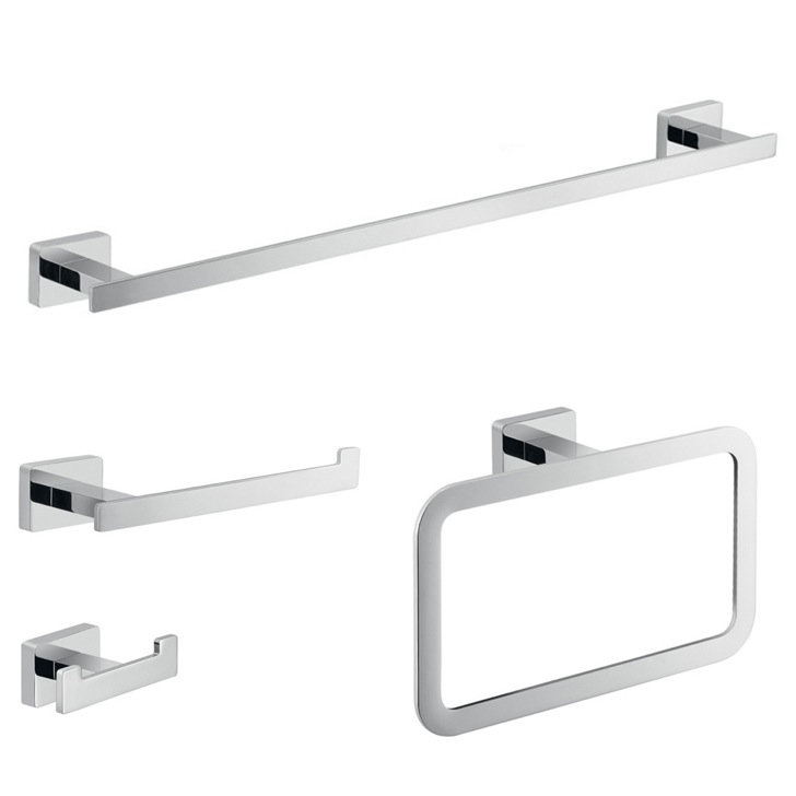Ascot 4 - Piece Bathroom Hardware Set