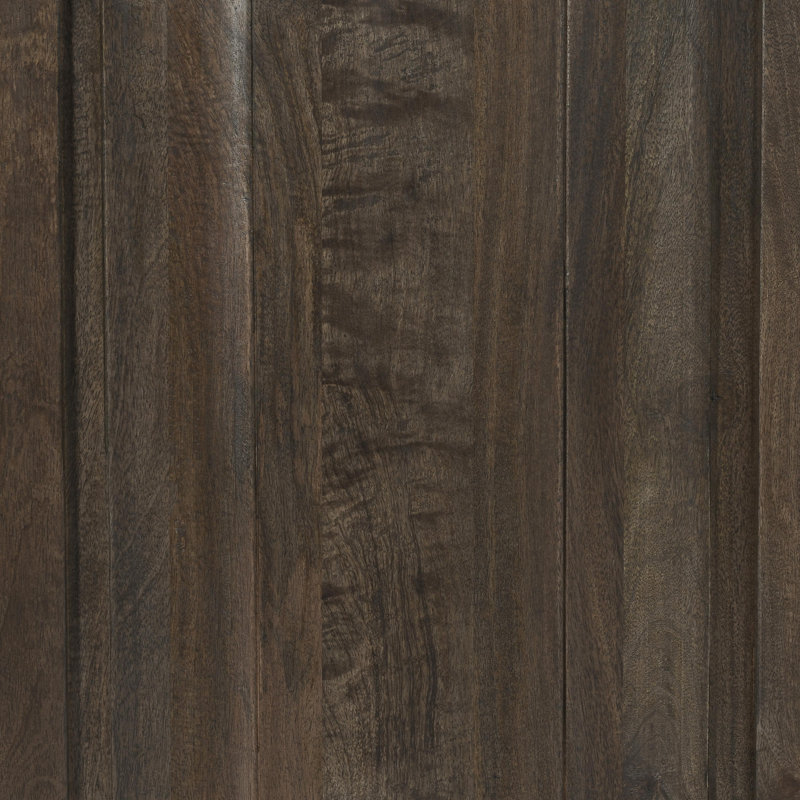 Adelaide Three-Drawer Mango Wood Nightstand In Cocoa Brown, Cocoa Brown