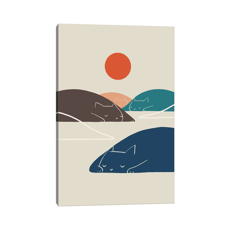 Cat Landscape I by Lim Heng Swee - Wrapped Canvas Gallery-Wrapped Canvas Giclée, 66.04 cm H x 45.72 cm W