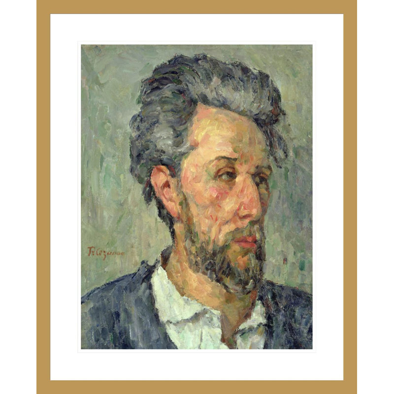 Portrait de Victor Chocquet par Paul Cézanne, H 28,88 po x l 23,5 po