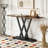 Industrial Console Table Entryway Hallway Table-813920274