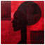 Housses de couette rouge Silhouette-124174983