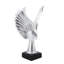Élégant objet décoratif en aile en résine pour décoration de salon - Figurine moderne pour bureau ou maison-198628127-198628126