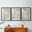 ABSTRACT Series DLXV - Impression sur mesure encadrée de qualité supérieure - 3 pièces-1258809486-1258809472