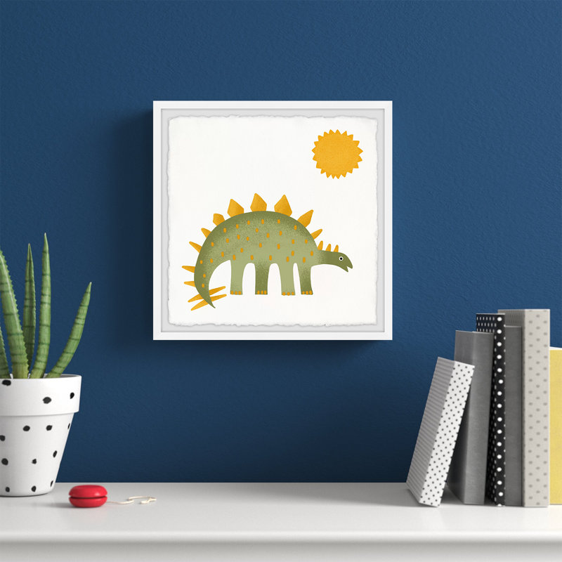 Triptyque dinosaur world, H 32 po x l 32 po x P 1,5 po