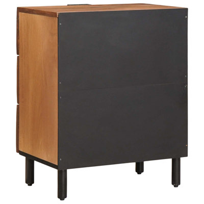 50cm W Solid Wood Bedside Table
