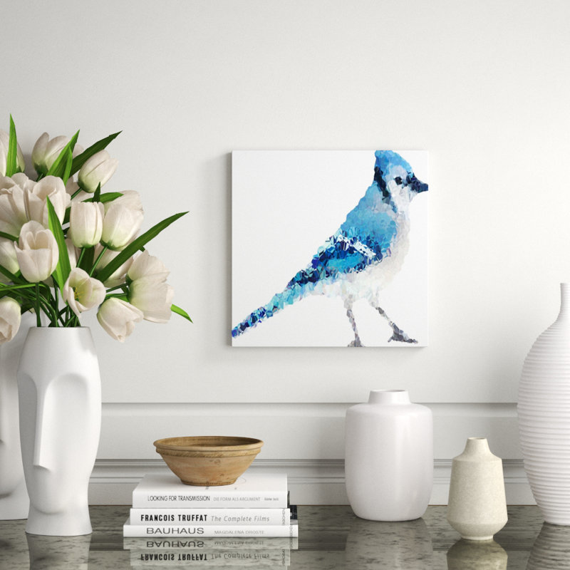 Feathered Mosaic III Print by Emma Brooks, Glass Coat