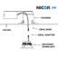 Ensemble d'éclairage encastré 3,13 "Remodel IC LED-22742214