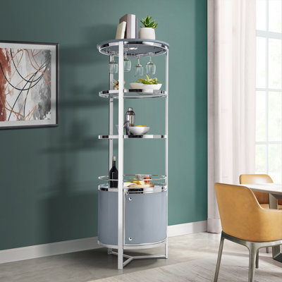 Jule Wine Rack with LED by Orren Ellis