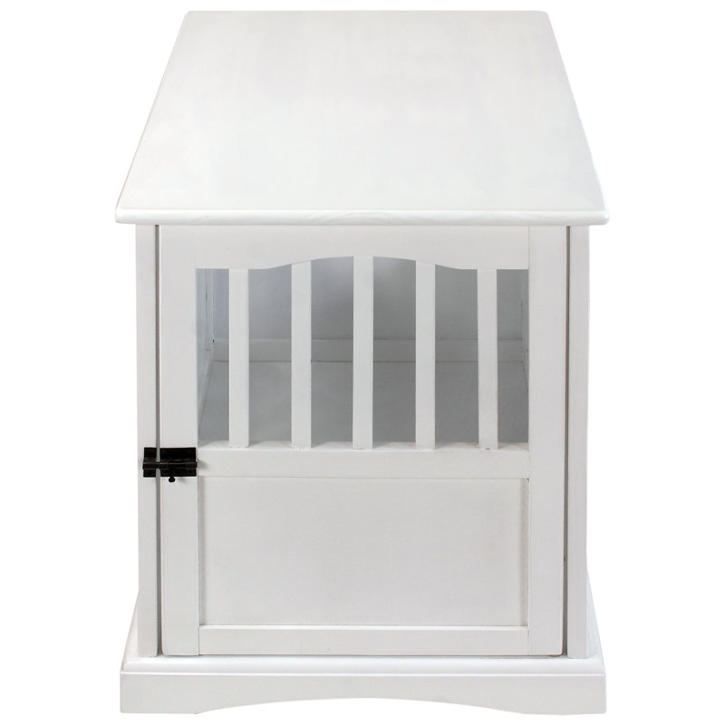 Cage pour animaux Mendosa, Moyen (H 24 po x l 20 po x P 27,5 po), Blanc