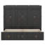 Lit escamotable double avec port USB et grand tiroir-1321156223