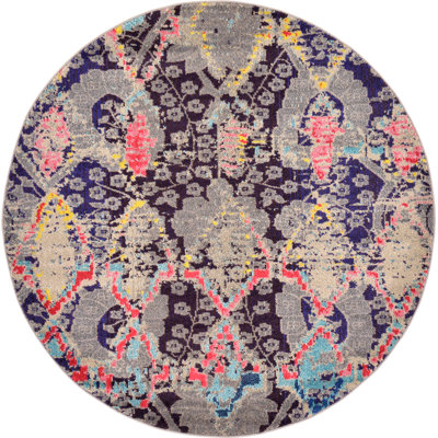Tapis mauve / rouge Lonniet