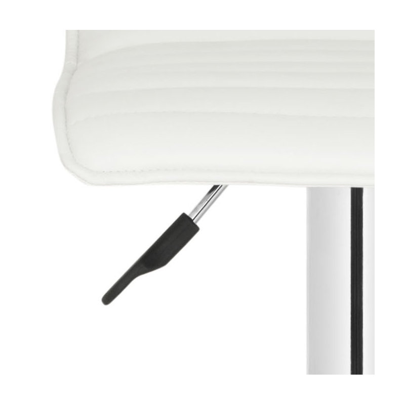 Tabouret de bar Annechien, Blanc