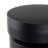Black Alixia Metal Round Drum End Table-220773466-220773445